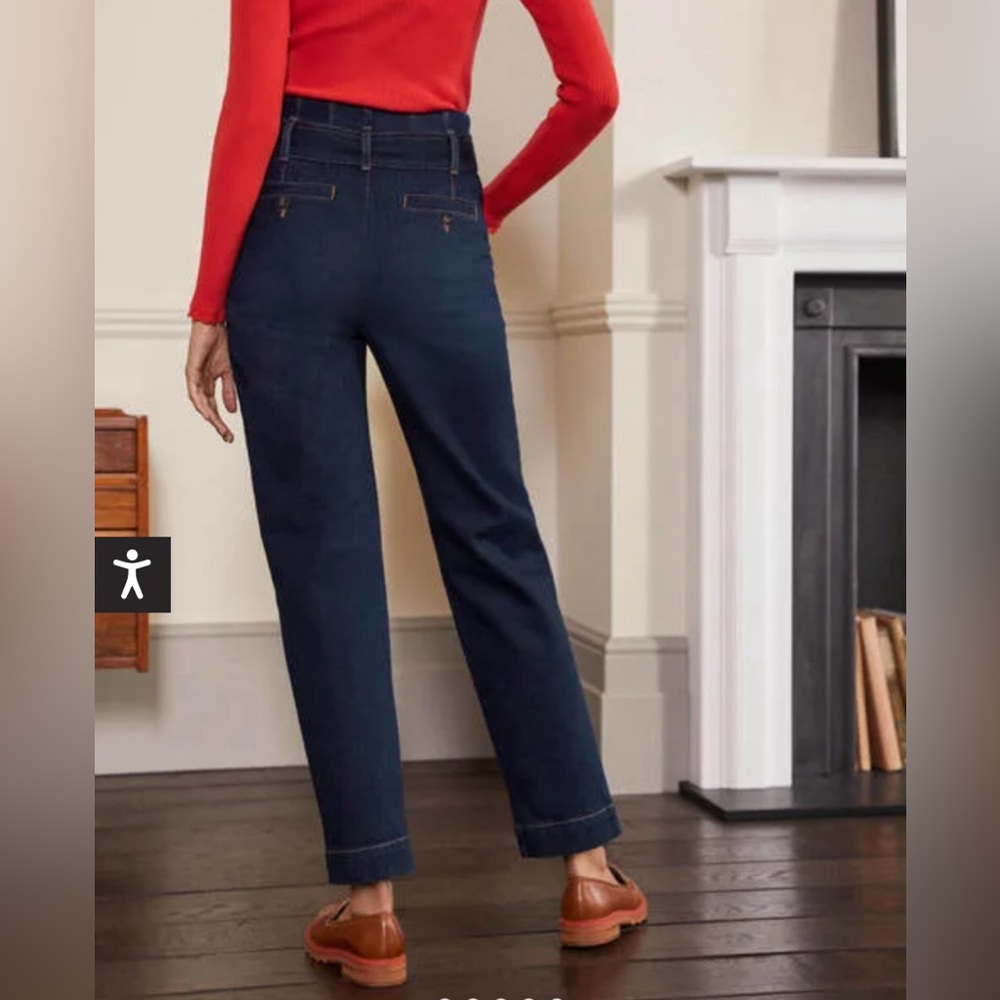 Boden Berkeley Denim Pants in Size 4P - Picture 3 of 10